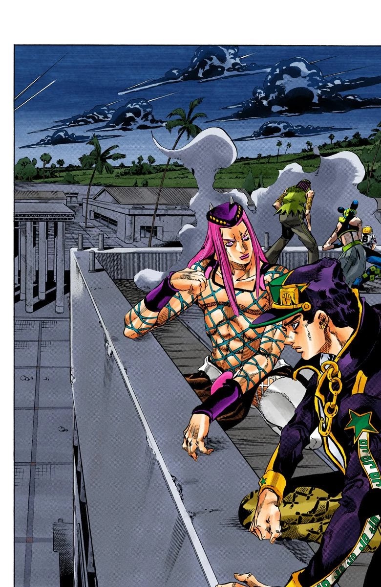 JoJo's Bizarre Adventure Part 6 - Stone Ocean (Official Colored) Chapter 151 page 3 - Chapter 151: Made In Heaven Part 3