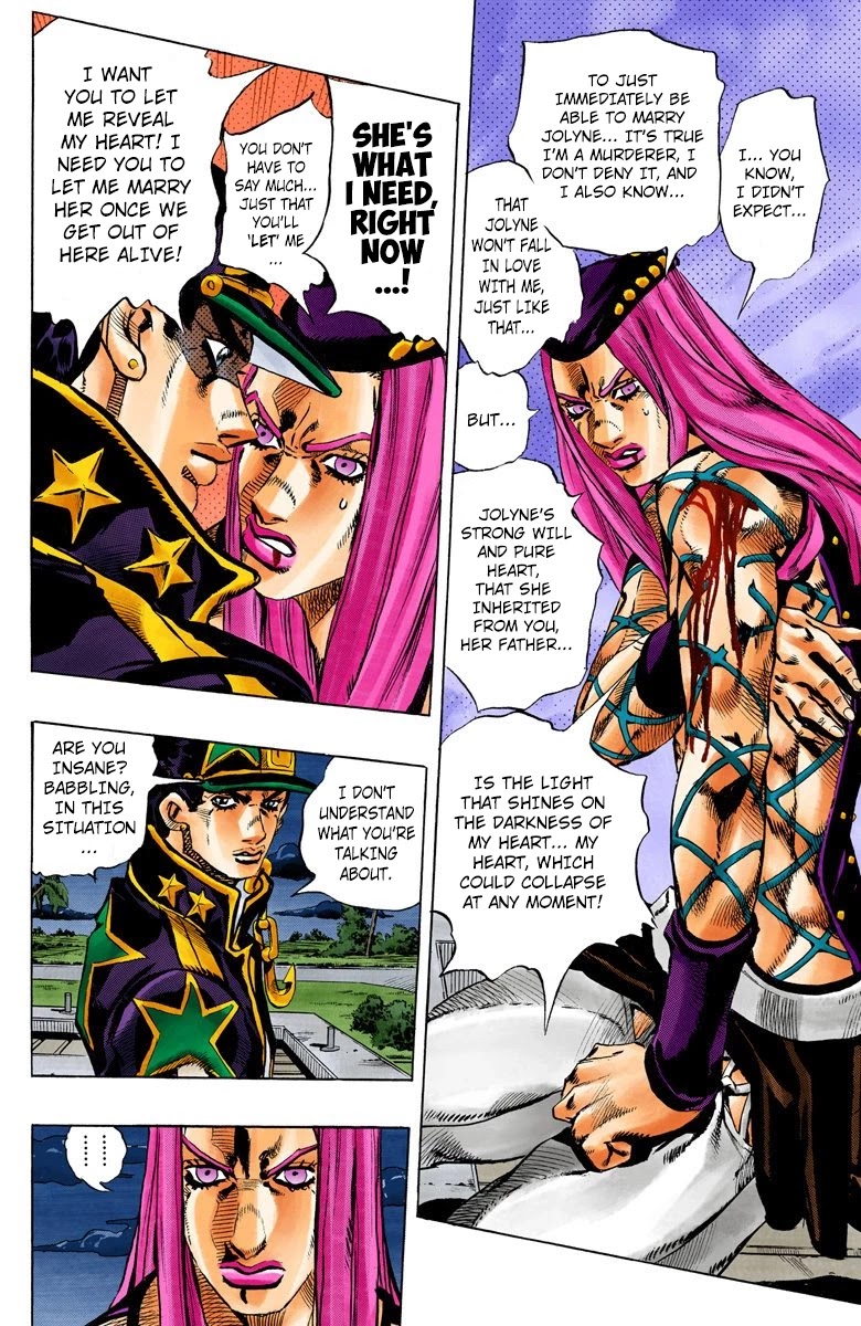 JoJo's Bizarre Adventure Part 6 - Stone Ocean (Official Colored) Chapter 151 page 5 - Chapter 151: Made In Heaven Part 3