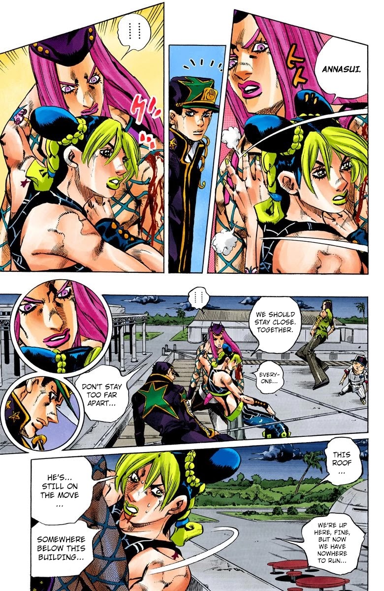 JoJo's Bizarre Adventure Part 6 - Stone Ocean (Official Colored) Chapter 151 page 6 - Chapter 151: Made In Heaven Part 3