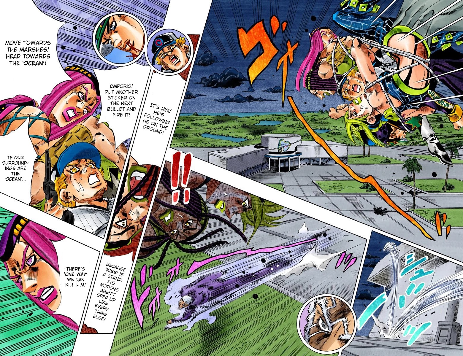 JoJo's Bizarre Adventure Part 6 - Stone Ocean (Official Colored) Chapter 152 page 12 - Chapter 152: Made In Heaven Part 4