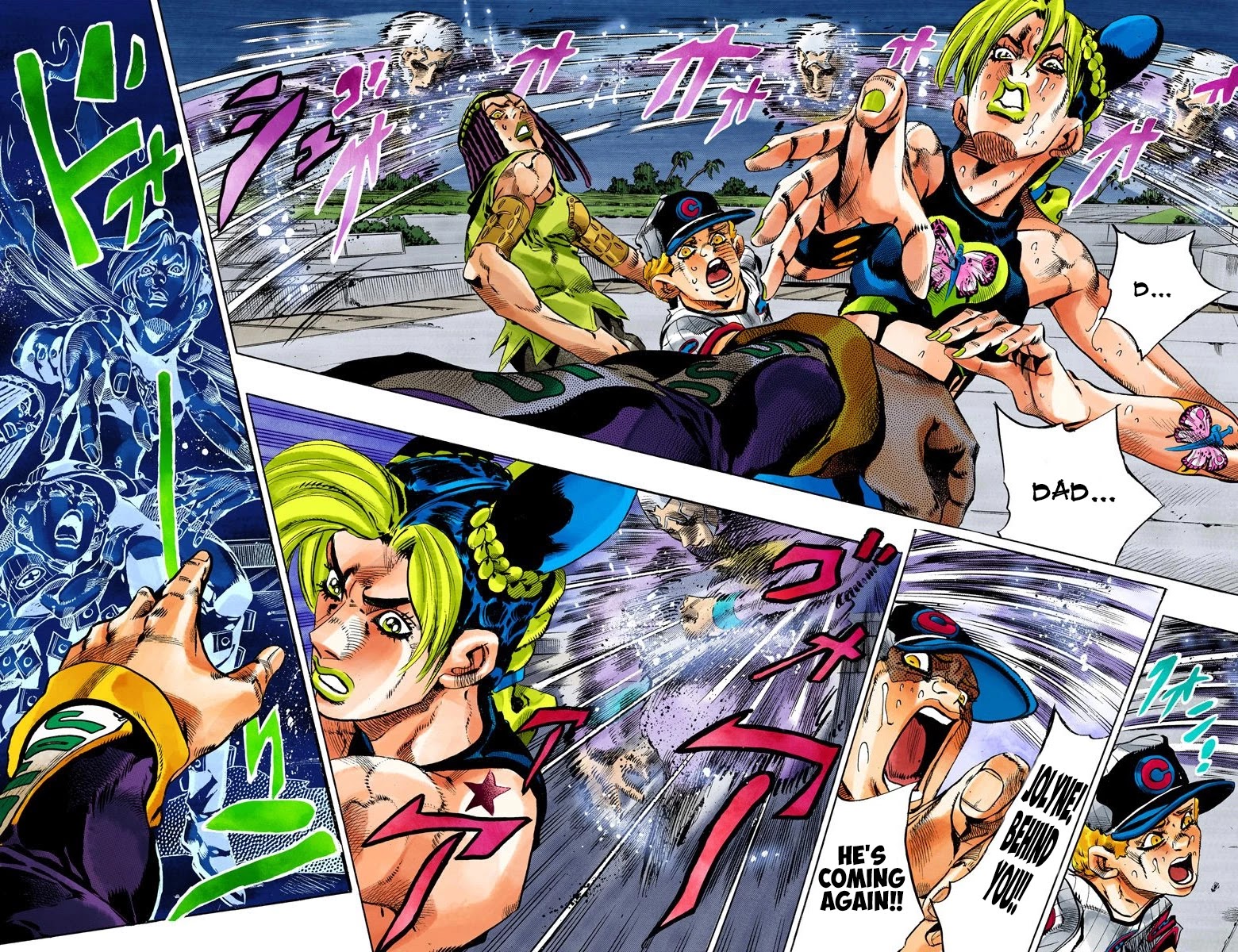 JoJo's Bizarre Adventure Part 6 - Stone Ocean (Official Colored) Chapter 152 page 3 - Chapter 152: Made In Heaven Part 4