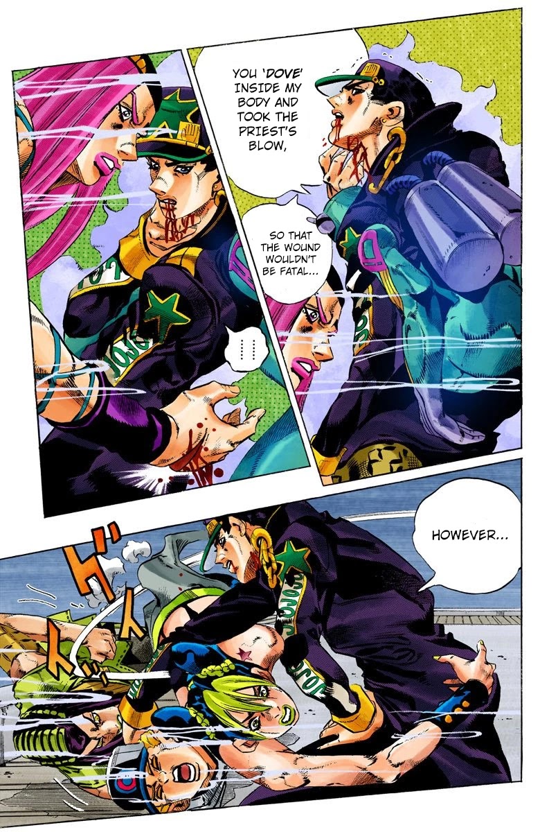 JoJo's Bizarre Adventure Part 6 - Stone Ocean (Official Colored) Chapter 152 page 5 - Chapter 152: Made In Heaven Part 4