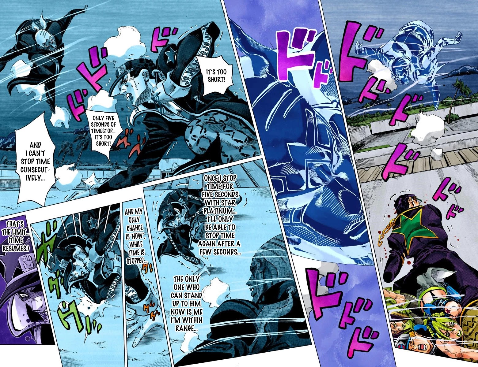 JoJo's Bizarre Adventure Part 6 - Stone Ocean (Official Colored) Chapter 152 page 6 - Chapter 152: Made In Heaven Part 4