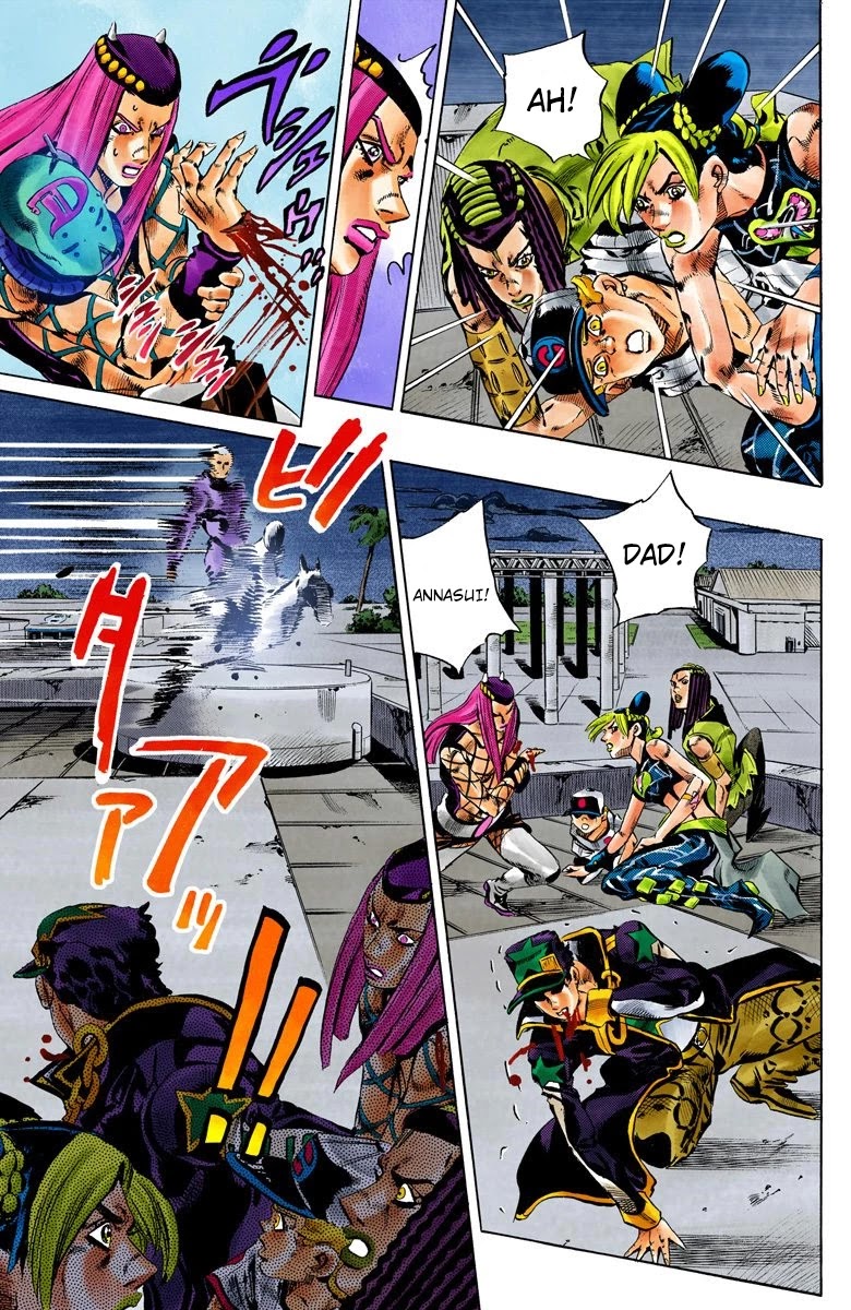 JoJo's Bizarre Adventure Part 6 - Stone Ocean (Official Colored) Chapter 152 page 8 - Chapter 152: Made In Heaven Part 4