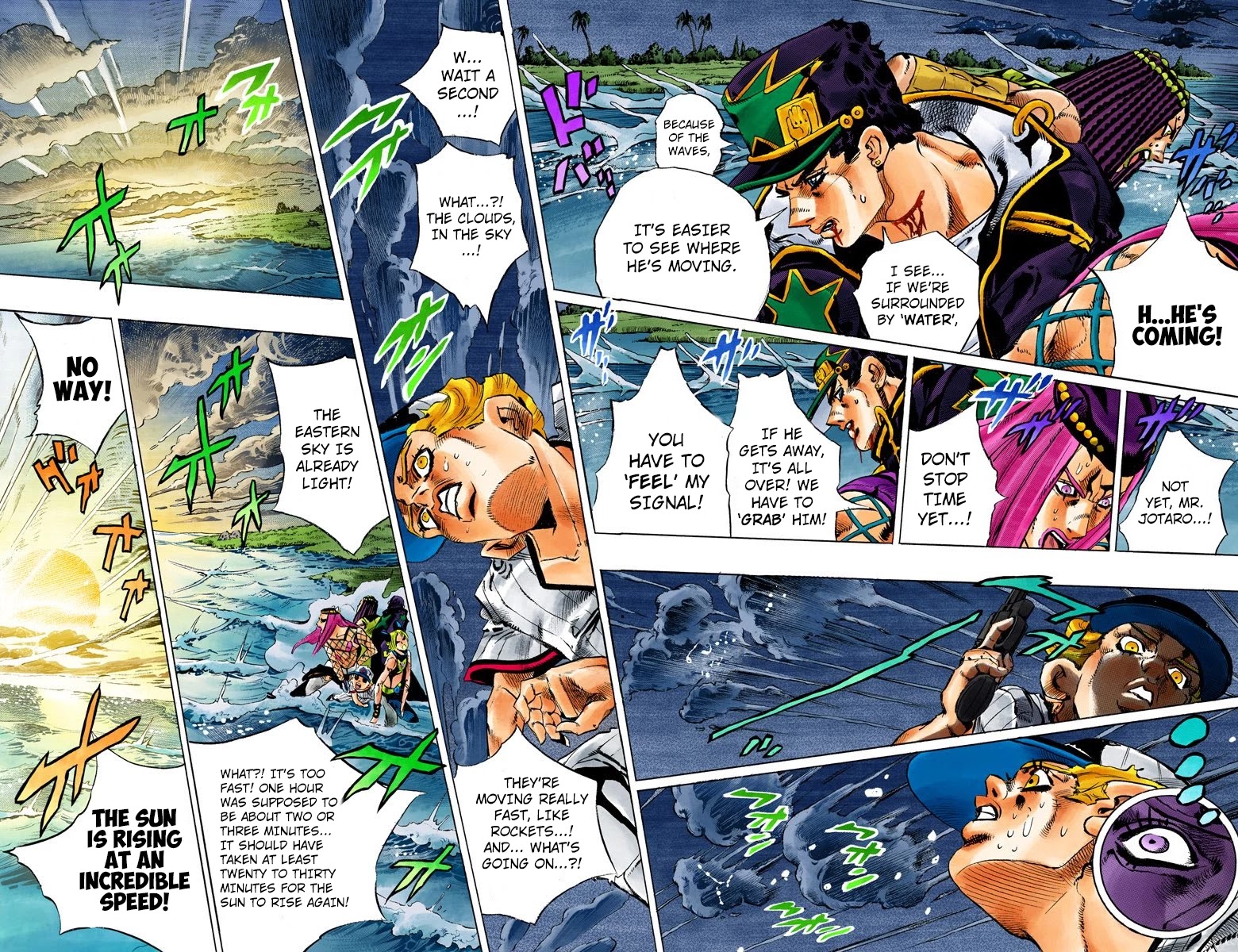 JoJo's Bizarre Adventure Part 6 - Stone Ocean (Official Colored) Chapter 153 page 10 - Chapter 153: Made In Heaven Part 5