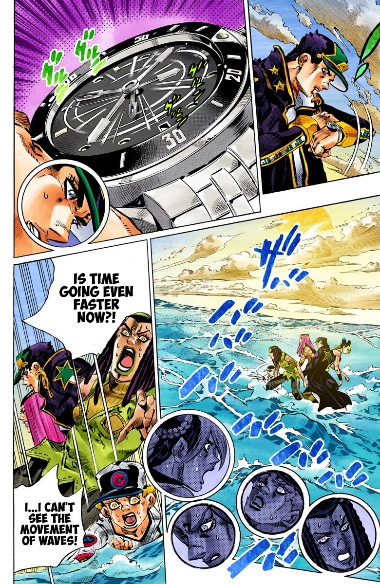 JoJo's Bizarre Adventure Part 6 - Stone Ocean (Official Colored) Chapter 153 page 11 - Chapter 153: Made In Heaven Part 5