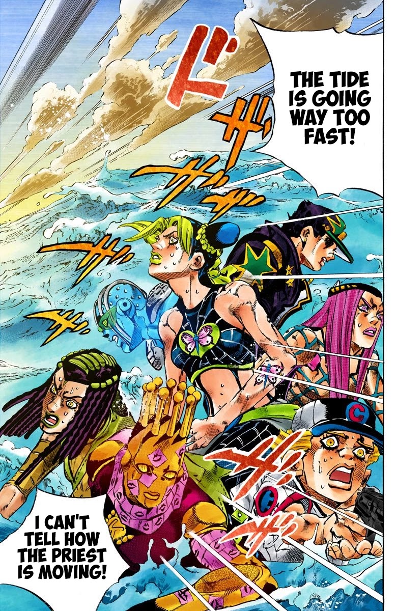 JoJo's Bizarre Adventure Part 6 - Stone Ocean (Official Colored) Chapter 153 page 12 - Chapter 153: Made In Heaven Part 5