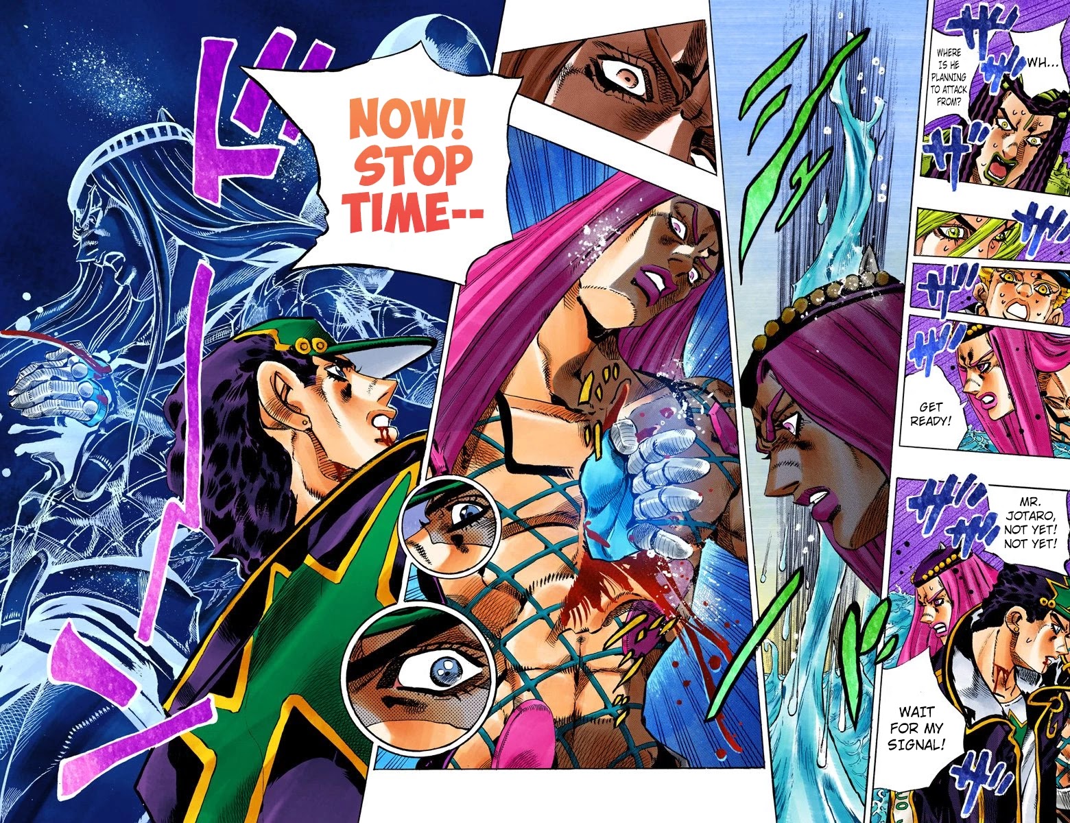 JoJo's Bizarre Adventure Part 6 - Stone Ocean (Official Colored) Chapter 153 page 13 - Chapter 153: Made In Heaven Part 5