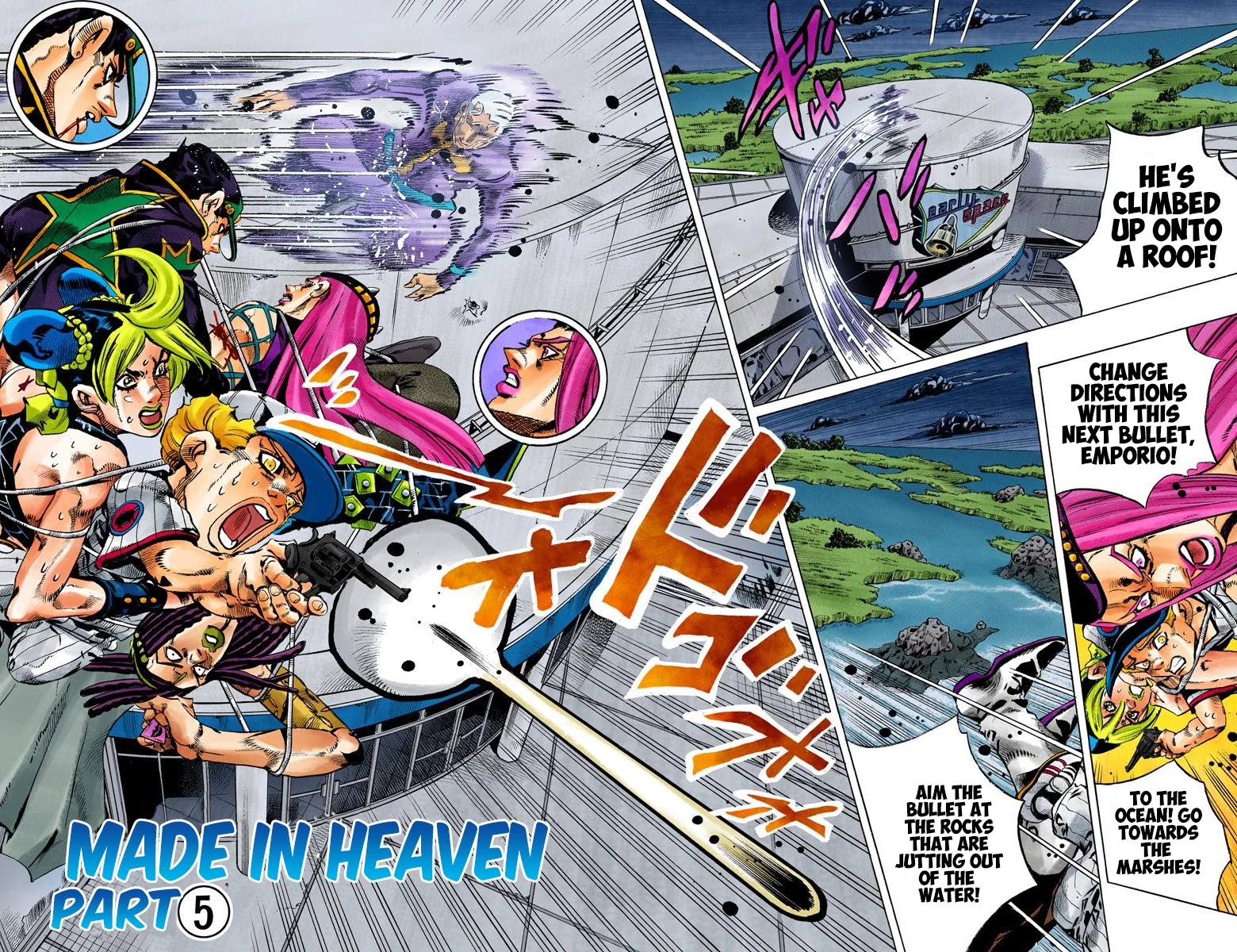 JoJo's Bizarre Adventure Part 6 - Stone Ocean (Official Colored) Chapter 153 page 2 - Chapter 153: Made In Heaven Part 5
