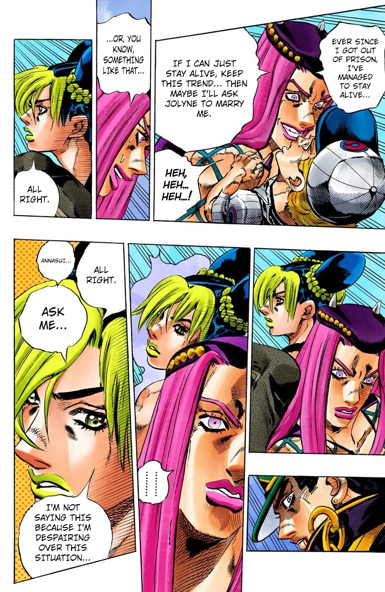 JoJo's Bizarre Adventure Part 6 - Stone Ocean (Official Colored) Chapter 153 page 7 - Chapter 153: Made In Heaven Part 5