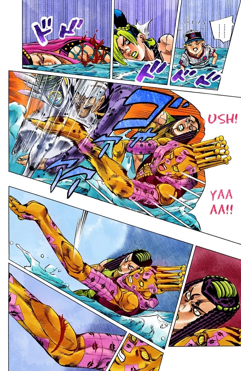 JoJo's Bizarre Adventure Part 6 - Stone Ocean (Official Colored) Chapter 154 page 10 - Chapter 154: Made In Heaven Part 6