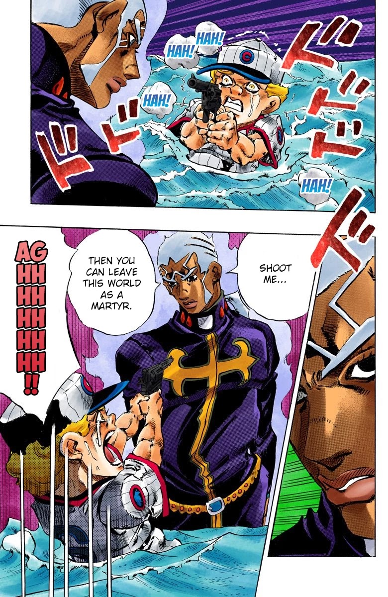 JoJo's Bizarre Adventure Part 6 - Stone Ocean (Official Colored) Chapter 154 page 15 - Chapter 154: Made In Heaven Part 6