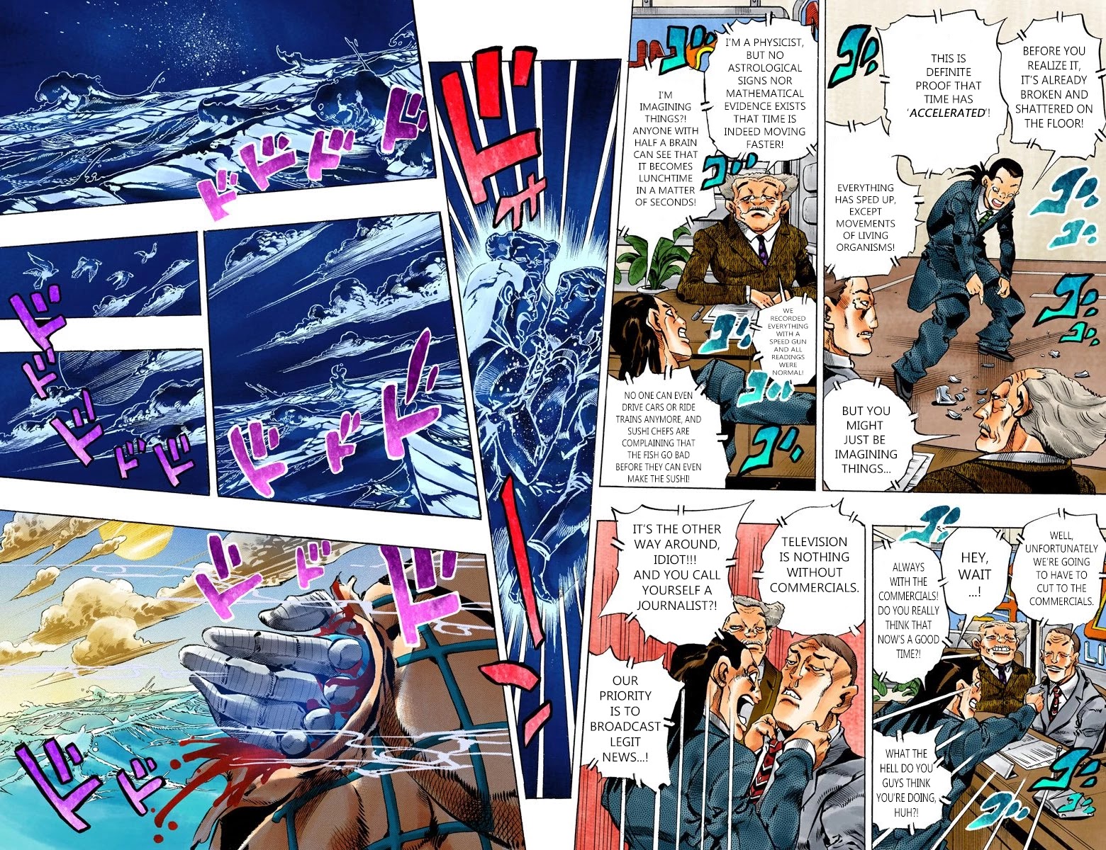 JoJo's Bizarre Adventure Part 6 - Stone Ocean (Official Colored) Chapter 154 page 4 - Chapter 154: Made In Heaven Part 6