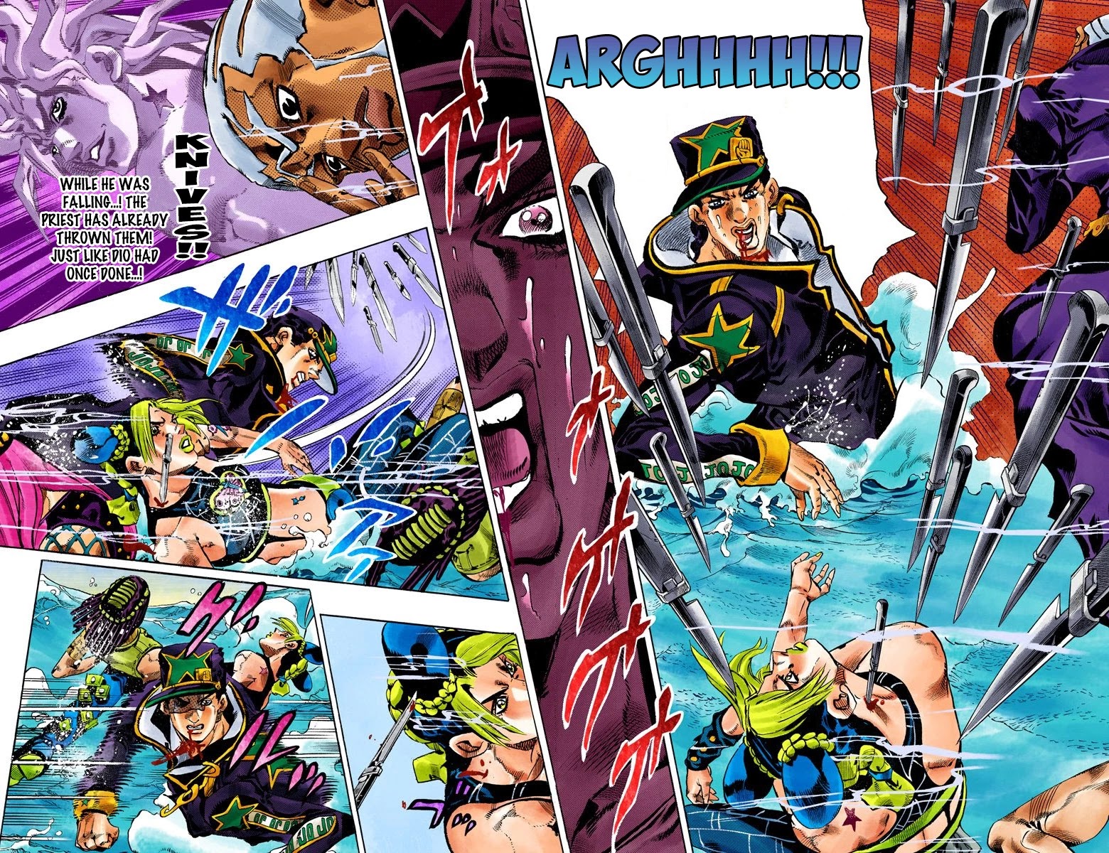 JoJo's Bizarre Adventure Part 6 - Stone Ocean (Official Colored) Chapter 154 page 8 - Chapter 154: Made In Heaven Part 6