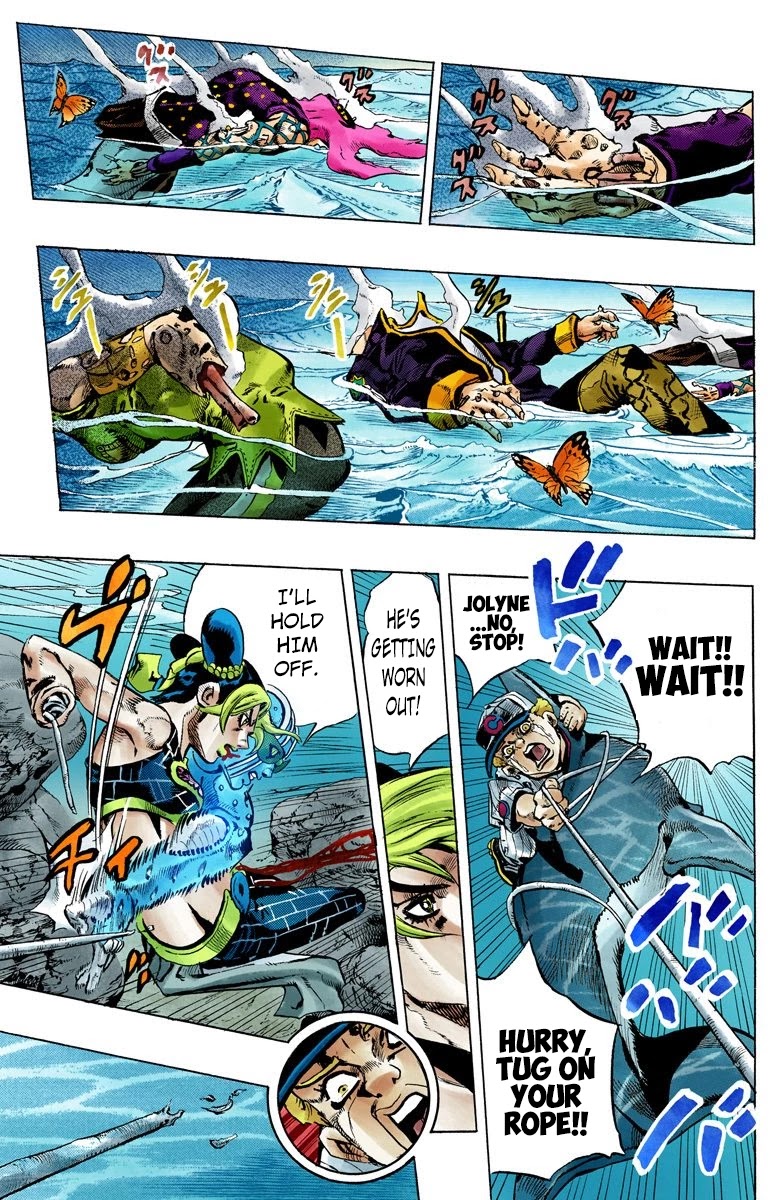 JoJo's Bizarre Adventure Part 6 - Stone Ocean (Official Colored) Chapter 155 page 11 - Chapter 155: Made In Heaven Part 7