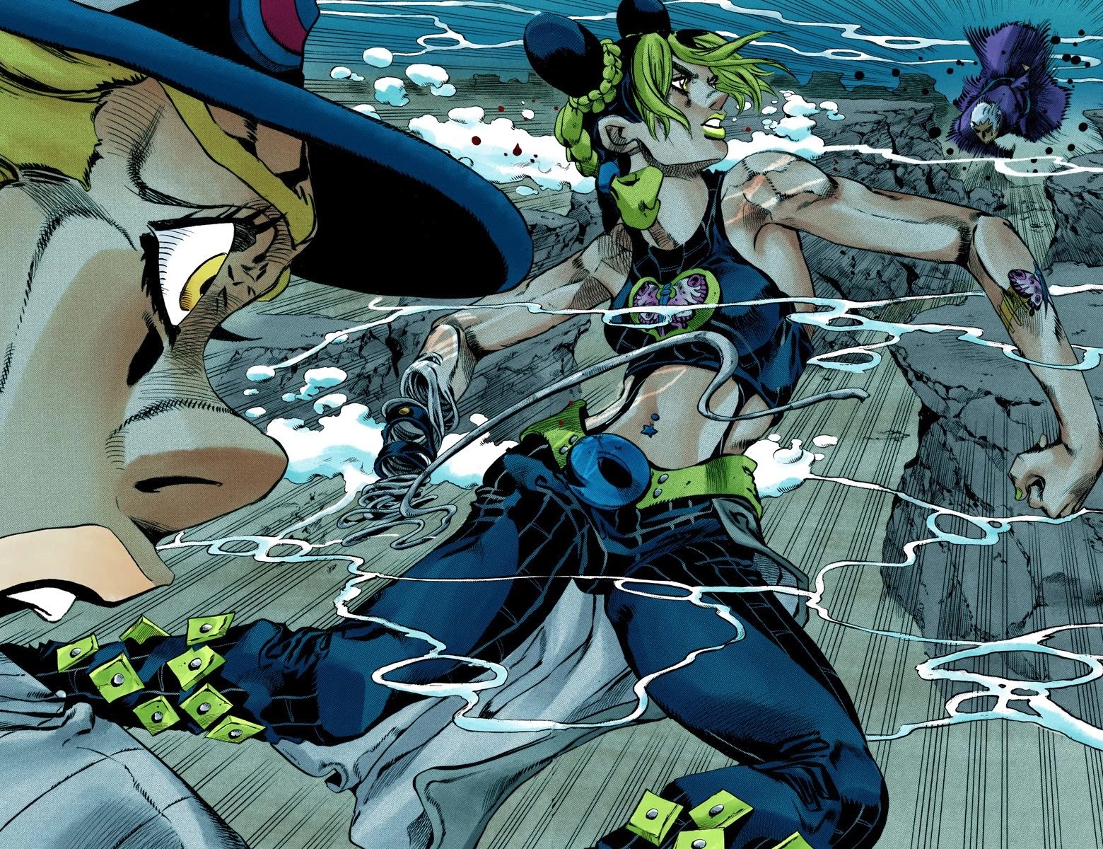 JoJo's Bizarre Adventure Part 6 - Stone Ocean (Official Colored) Chapter 155 page 12 - Chapter 155: Made In Heaven Part 7