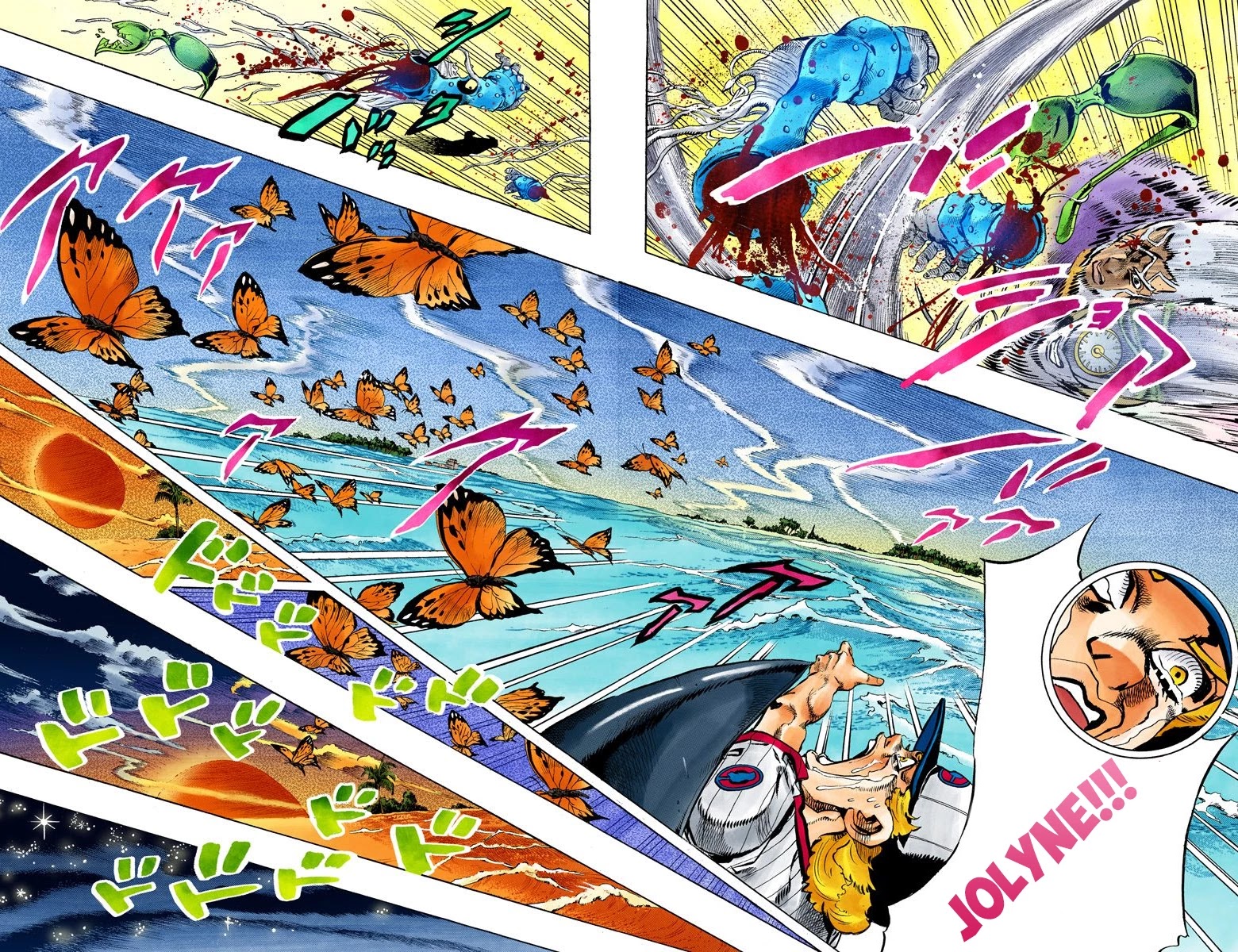 JoJo's Bizarre Adventure Part 6 - Stone Ocean (Official Colored) Chapter 155 page 14 - Chapter 155: Made In Heaven Part 7