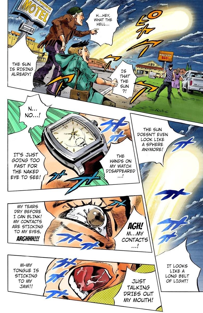 JoJo's Bizarre Adventure Part 6 - Stone Ocean (Official Colored) Chapter 155 page 15 - Chapter 155: Made In Heaven Part 7