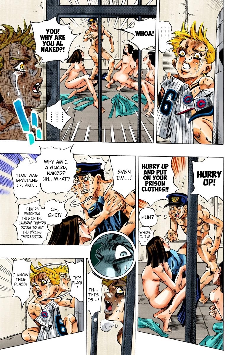 JoJo's Bizarre Adventure Part 6 - Stone Ocean (Official Colored) Chapter 156 page 10 - Chapter 156: Made In Heaven Part 8