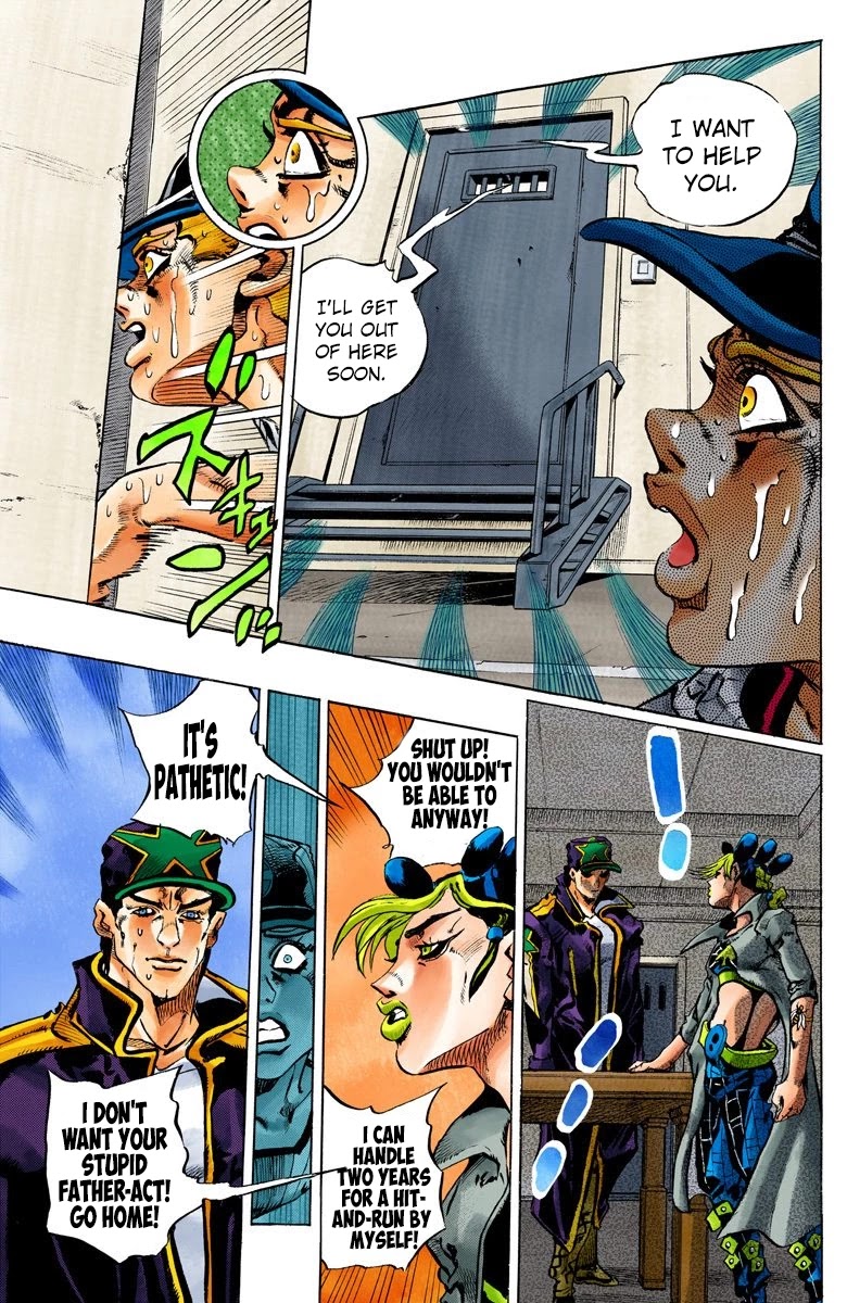 JoJo's Bizarre Adventure Part 6 - Stone Ocean (Official Colored) Chapter 156 page 12 - Chapter 156: Made In Heaven Part 8
