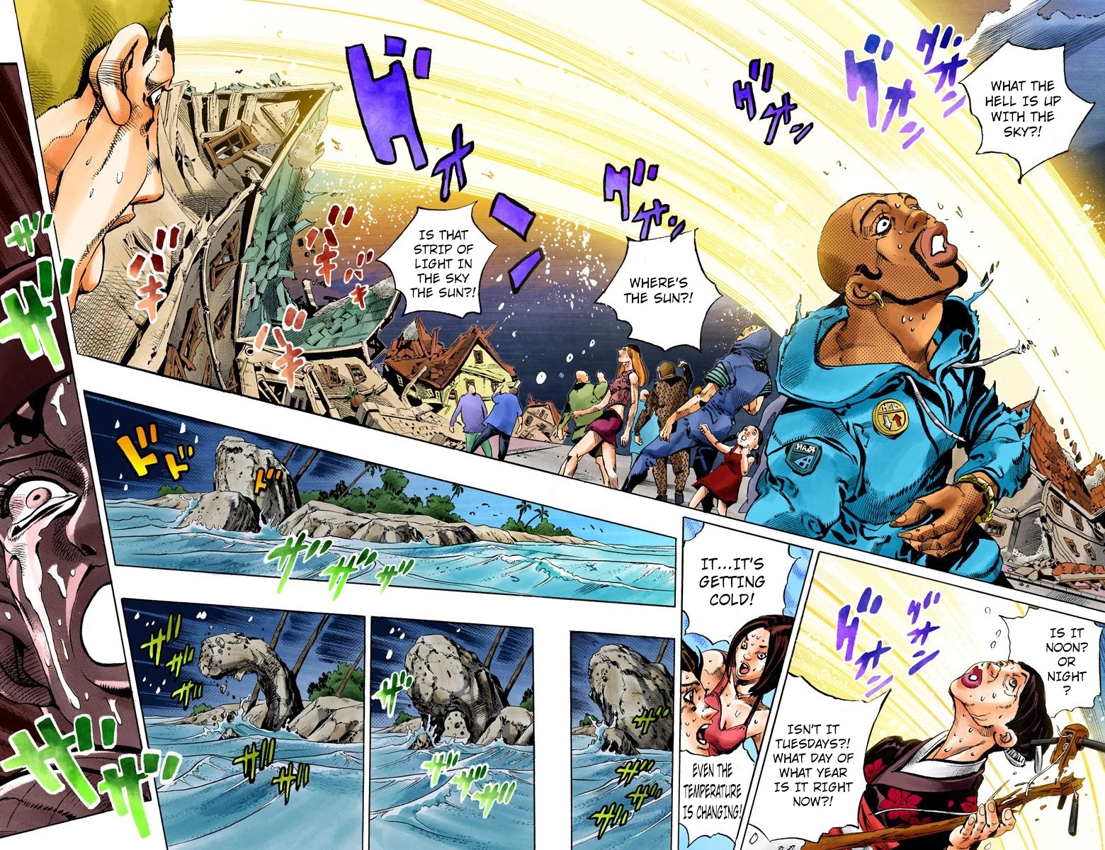 JoJo's Bizarre Adventure Part 6 - Stone Ocean (Official Colored) Chapter 156 page 4 - Chapter 156: Made In Heaven Part 8