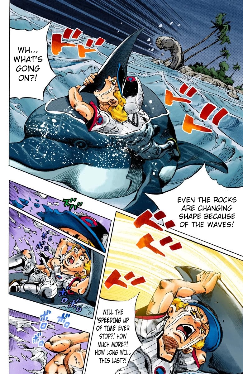 JoJo's Bizarre Adventure Part 6 - Stone Ocean (Official Colored) Chapter 156 page 5 - Chapter 156: Made In Heaven Part 8