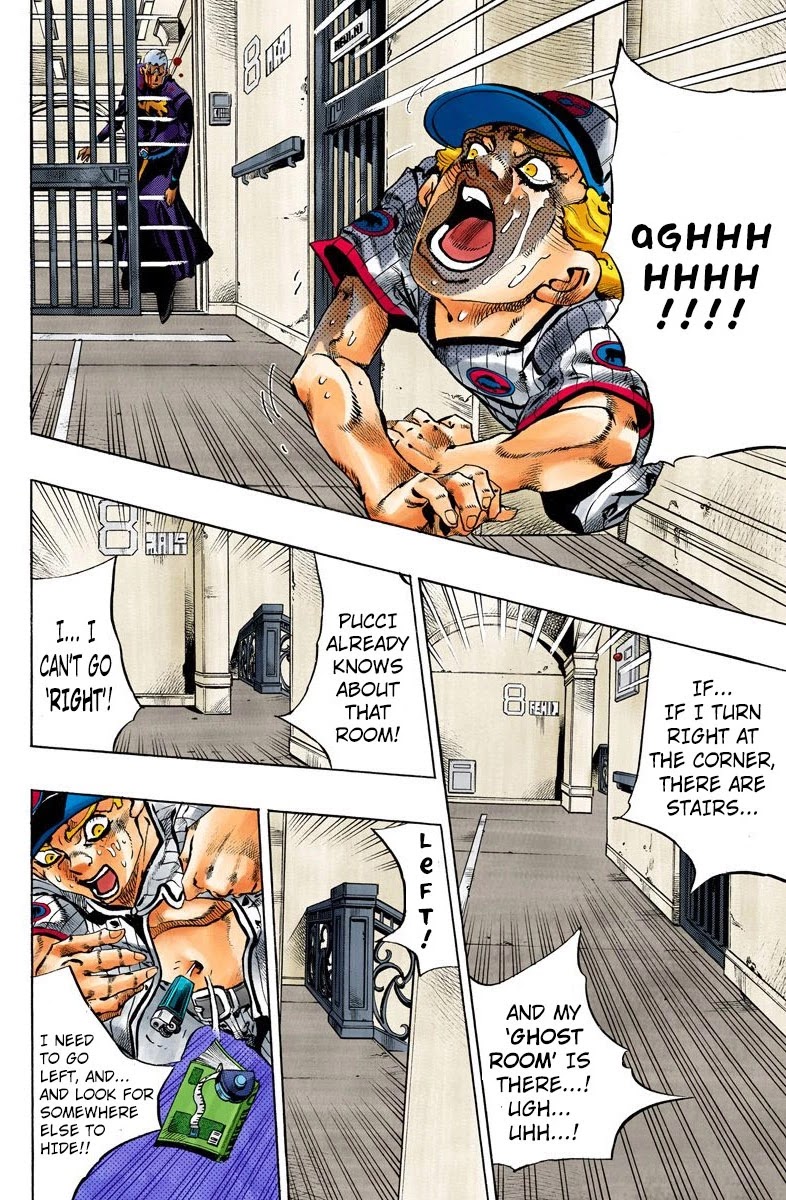 JoJo's Bizarre Adventure Part 6 - Stone Ocean (Official Colored) Chapter 157 page 10 - Chapter 157: Made In Heaven Part 9