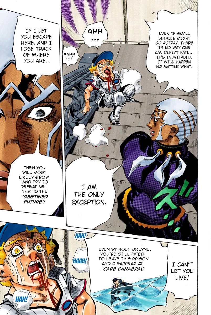 JoJo's Bizarre Adventure Part 6 - Stone Ocean (Official Colored) Chapter 157 page 13 - Chapter 157: Made In Heaven Part 9