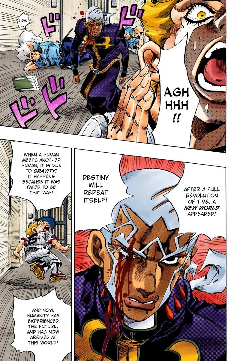JoJo's Bizarre Adventure Part 6 - Stone Ocean (Official Colored) Chapter 157 page 7 - Chapter 157: Made In Heaven Part 9