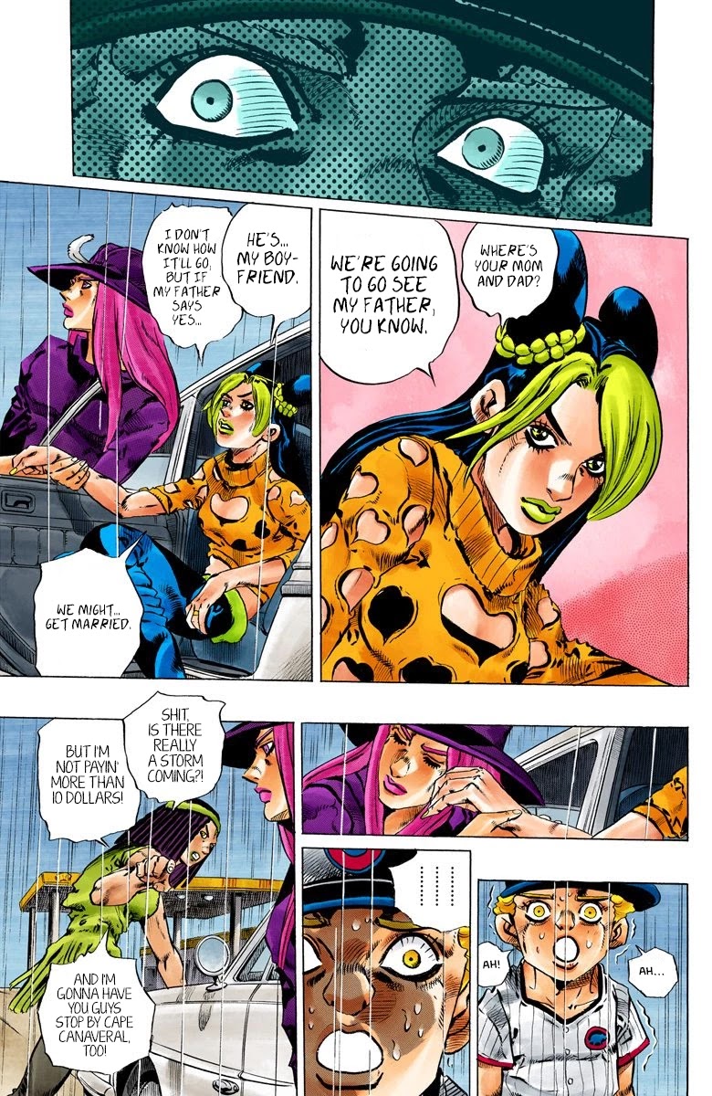 JoJo's Bizarre Adventure Part 6 - Stone Ocean (Official Colored) Chapter 158 page 17 - Chapter 158: What a wonderful world [END]