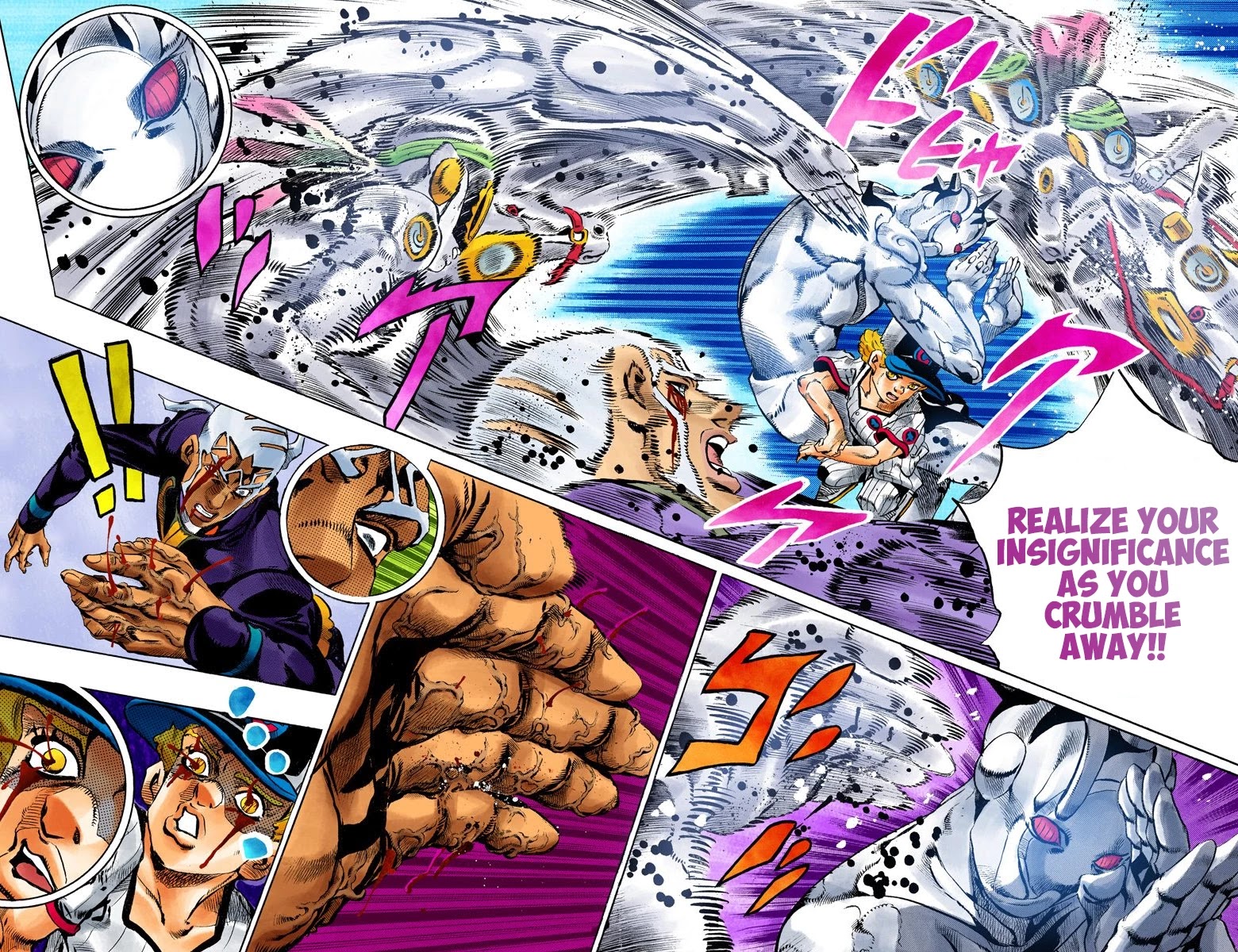 JoJo's Bizarre Adventure Part 6 - Stone Ocean (Official Colored) Chapter 158 page 3 - Chapter 158: What a wonderful world [END]