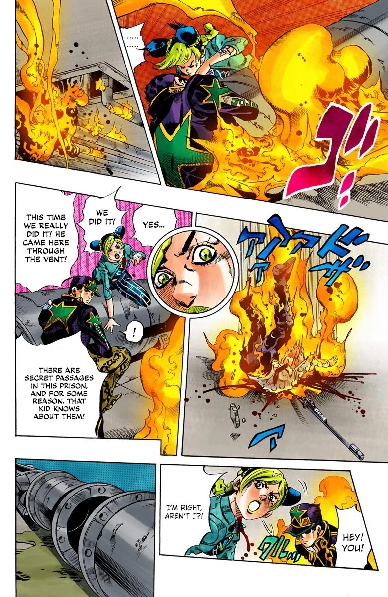 JoJo's Bizarre Adventure Part 6 - Stone Ocean (Official Colored) Chapter 16 page 10 - Chapter 16: The Visitor Part 6