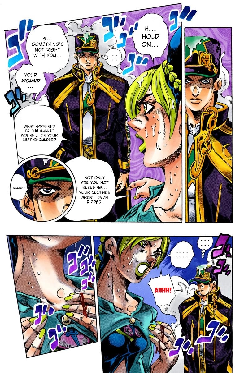 JoJo's Bizarre Adventure Part 6 - Stone Ocean (Official Colored) Chapter 16 page 13 - Chapter 16: The Visitor Part 6