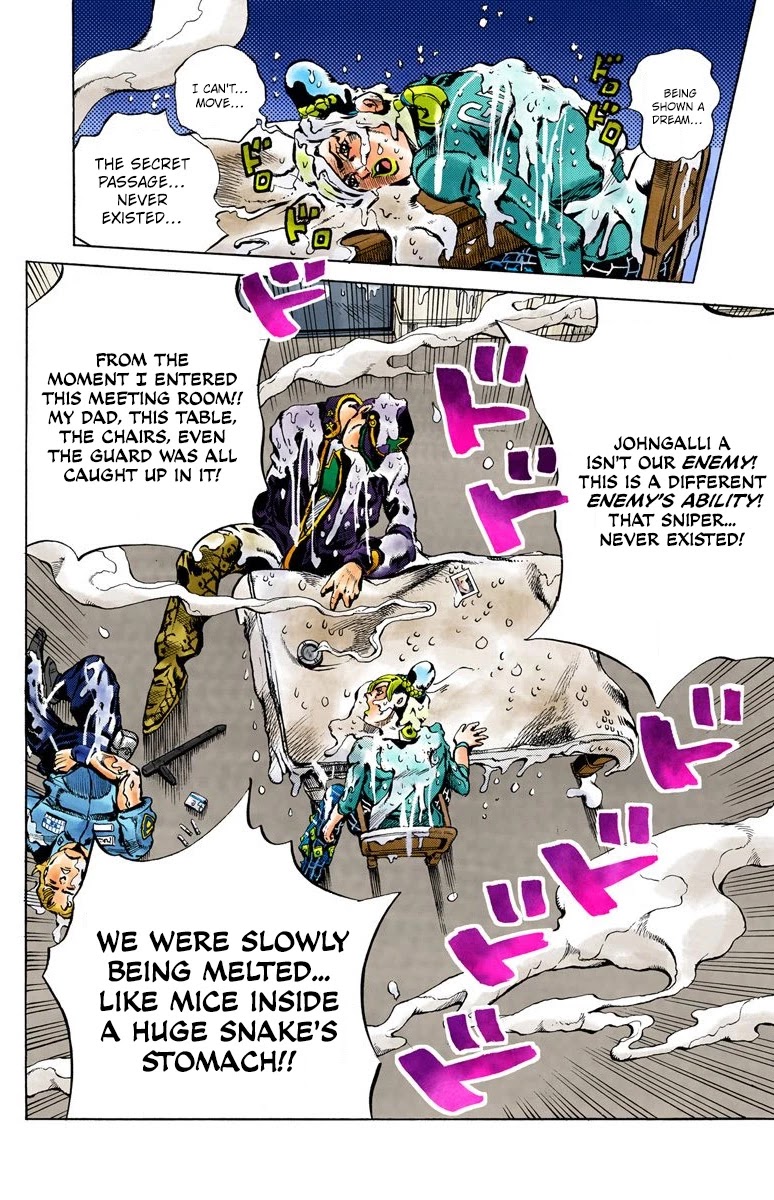 JoJo's Bizarre Adventure Part 6 - Stone Ocean (Official Colored) Chapter 16 page 19 - Chapter 16: The Visitor Part 6