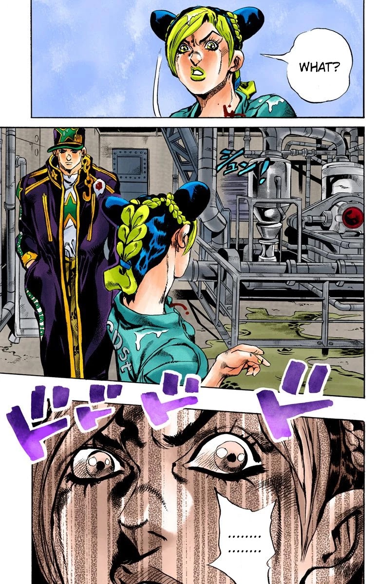 JoJo's Bizarre Adventure Part 6 - Stone Ocean (Official Colored) Chapter 16 page 5 - Chapter 16: The Visitor Part 6
