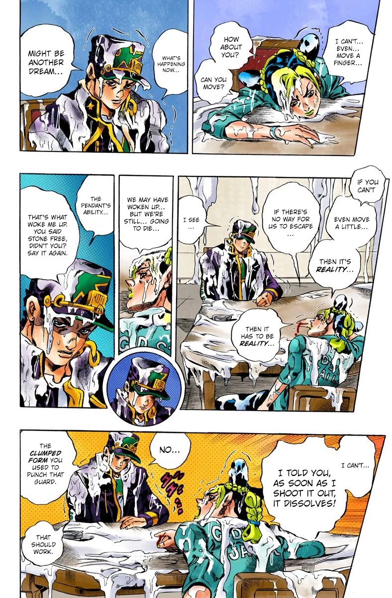 JoJo's Bizarre Adventure Part 6 - Stone Ocean (Official Colored) Chapter 17 page 12 - Chapter 17: The Visitor Part 7