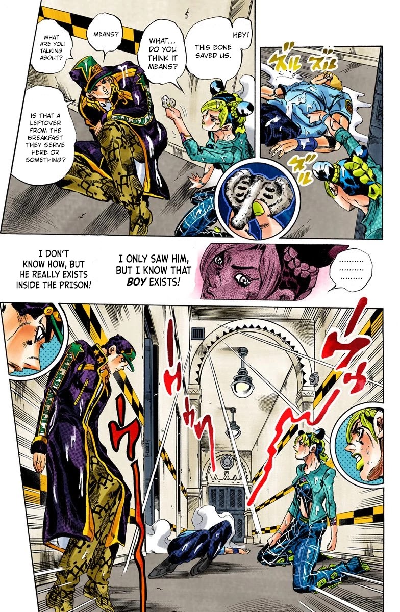 JoJo's Bizarre Adventure Part 6 - Stone Ocean (Official Colored) Chapter 17 page 16 - Chapter 17: The Visitor Part 7