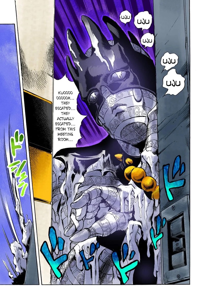 JoJo's Bizarre Adventure Part 6 - Stone Ocean (Official Colored) Chapter 17 page 20 - Chapter 17: The Visitor Part 7