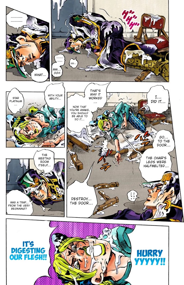 JoJo's Bizarre Adventure Part 6 - Stone Ocean (Official Colored) Chapter 17 page 8 - Chapter 17: The Visitor Part 7