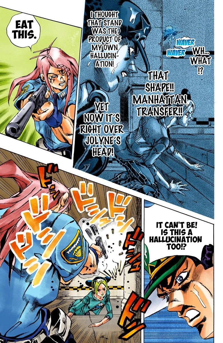JoJo's Bizarre Adventure Part 6 - Stone Ocean (Official Colored) Chapter 18 page 14 - Chapter 18: The Visitor Part 8