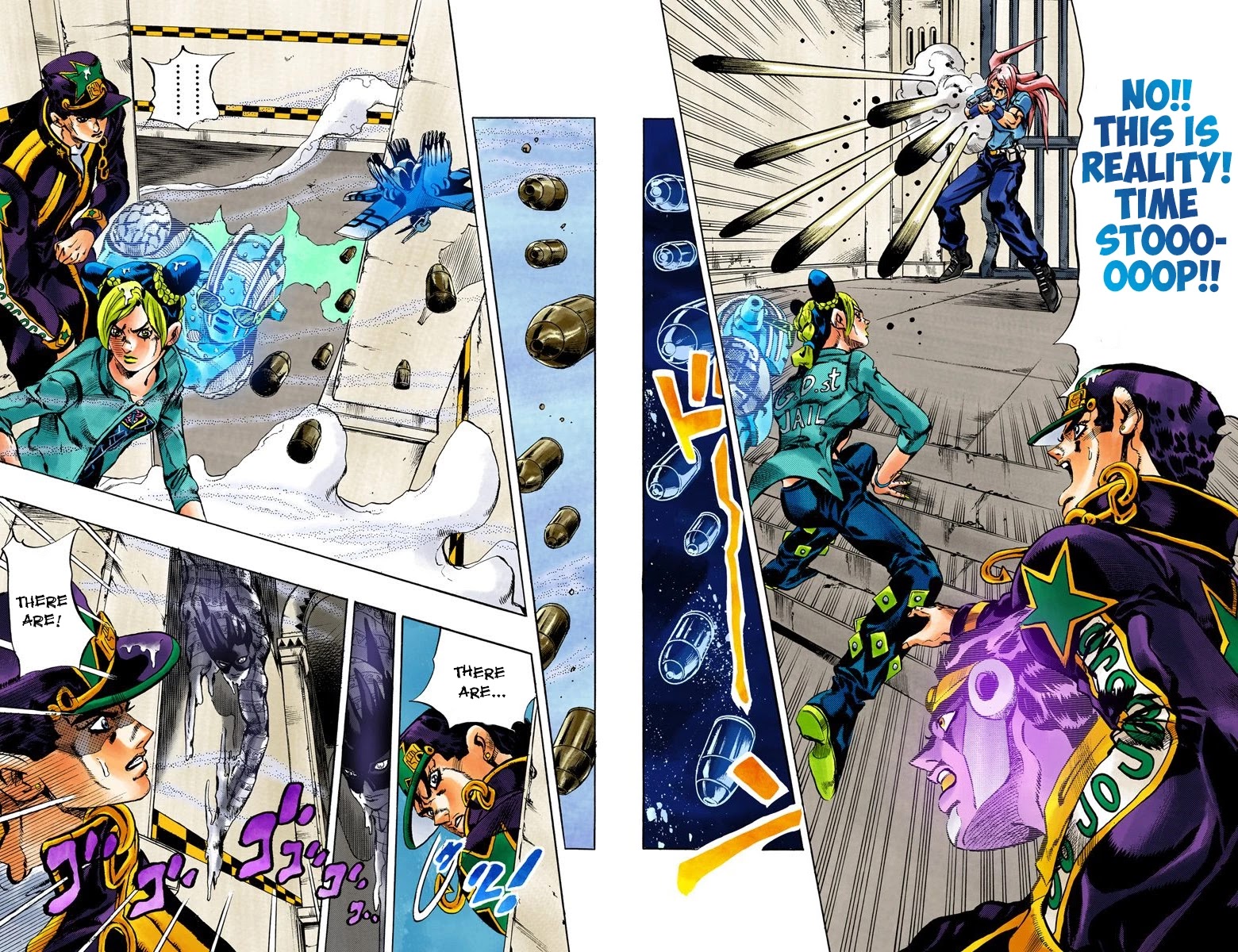 JoJo's Bizarre Adventure Part 6 - Stone Ocean (Official Colored) Chapter 18 page 15 - Chapter 18: The Visitor Part 8