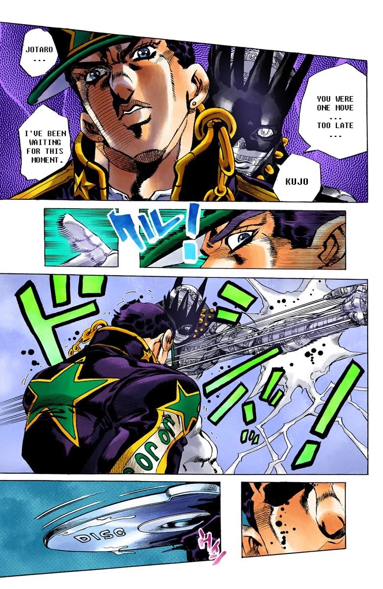 JoJo's Bizarre Adventure Part 6 - Stone Ocean (Official Colored) Chapter 18 page 19 - Chapter 18: The Visitor Part 8