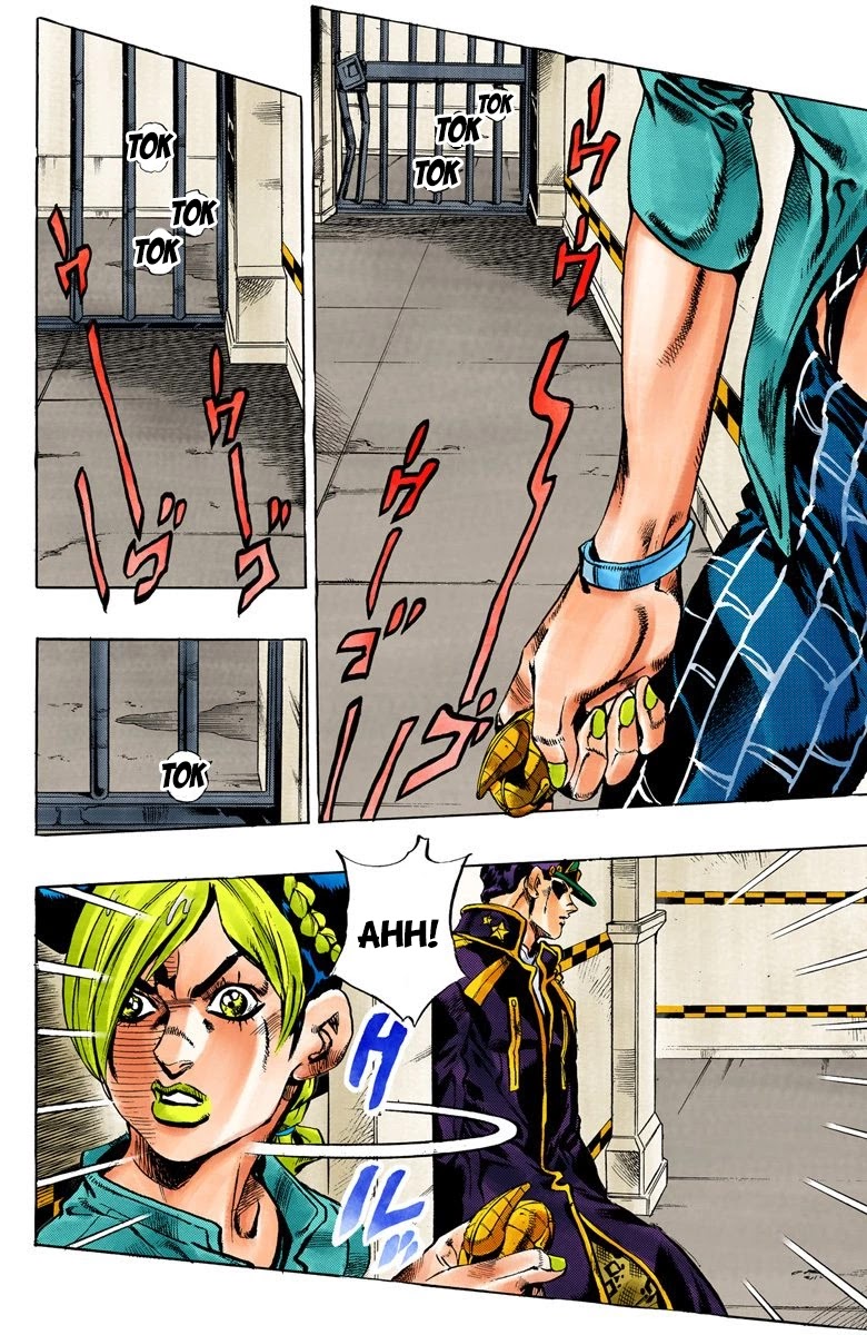 JoJo's Bizarre Adventure Part 6 - Stone Ocean (Official Colored) Chapter 18 page 3 - Chapter 18: The Visitor Part 8
