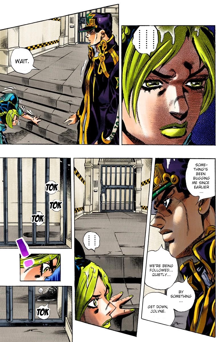 JoJo's Bizarre Adventure Part 6 - Stone Ocean (Official Colored) Chapter 18 page 8 - Chapter 18: The Visitor Part 8