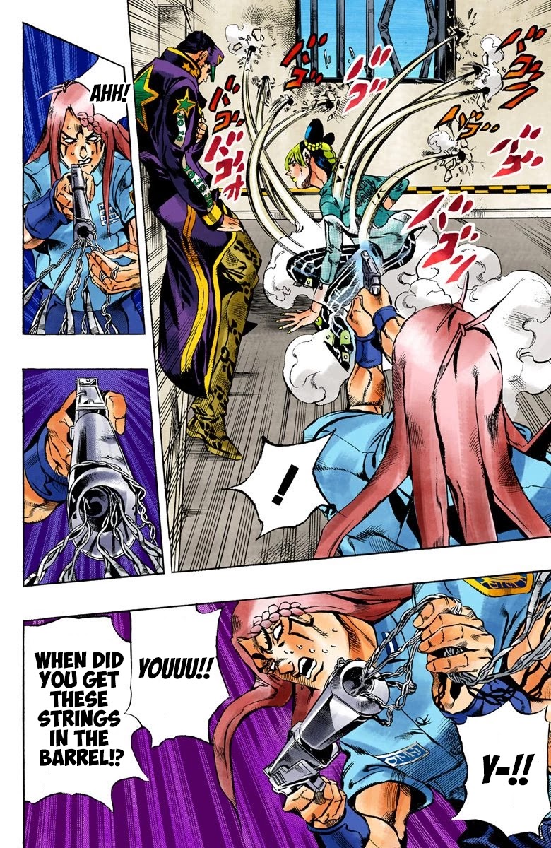JoJo's Bizarre Adventure Part 6 - Stone Ocean (Official Colored) Chapter 19 page 15 - Chapter 19: The Visitor Part 9