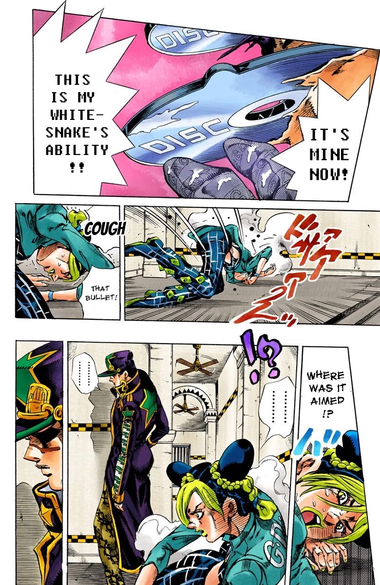JoJo's Bizarre Adventure Part 6 - Stone Ocean (Official Colored) Chapter 19 page 3 - Chapter 19: The Visitor Part 9