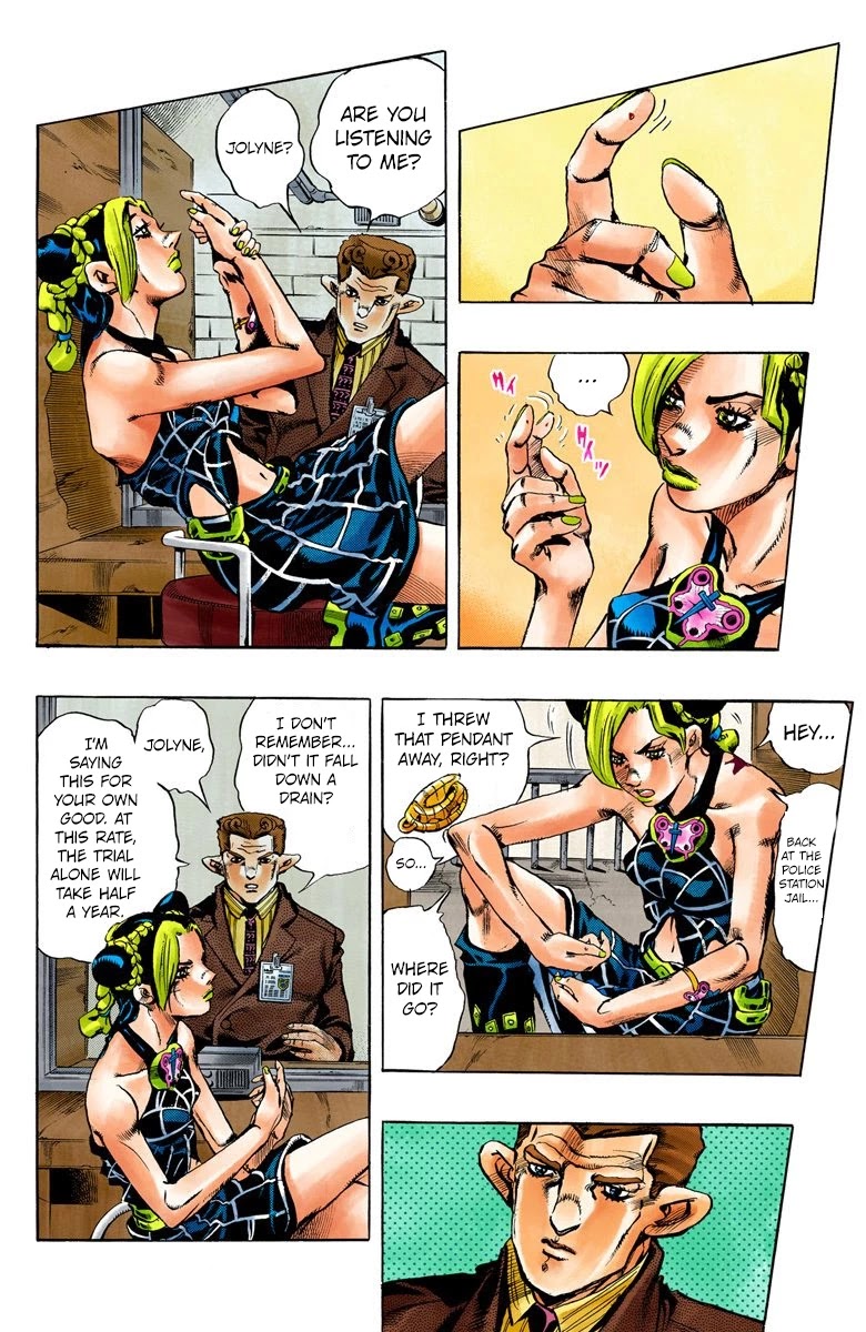 JoJo's Bizarre Adventure Part 6 - Stone Ocean (Official Colored) Chapter 2 page 17 - Chapter 2: Stone Ocean Part 2