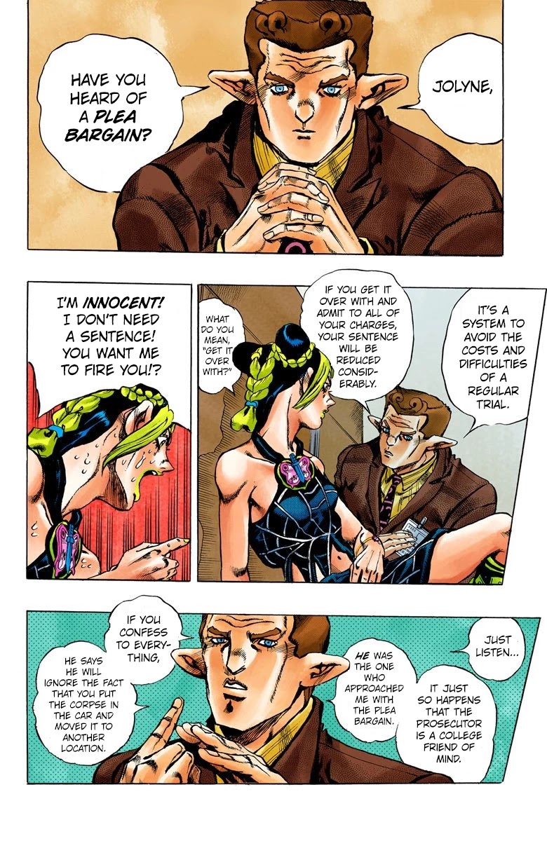 JoJo's Bizarre Adventure Part 6 - Stone Ocean (Official Colored) Chapter 2 page 19 - Chapter 2: Stone Ocean Part 2