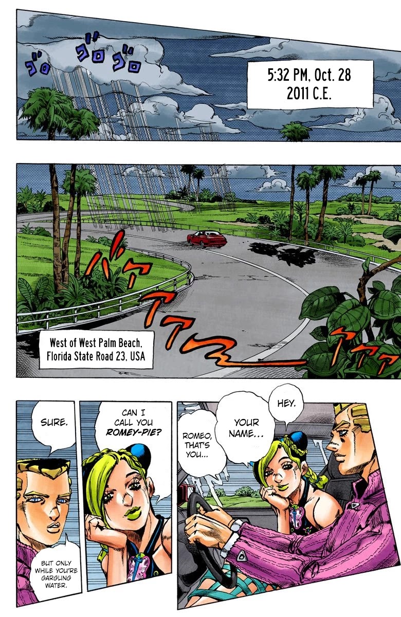 JoJo's Bizarre Adventure Part 6 - Stone Ocean (Official Colored) Chapter 2 page 2 - Chapter 2: Stone Ocean Part 2