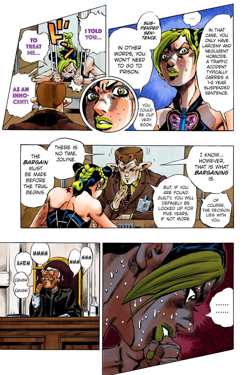 JoJo's Bizarre Adventure Part 6 - Stone Ocean (Official Colored) Chapter 2 page 20 - Chapter 2: Stone Ocean Part 2